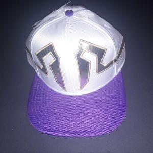 My Hero Academia Sun Eater Adult Snap Back Hat Brand New Purple Gold White Hat